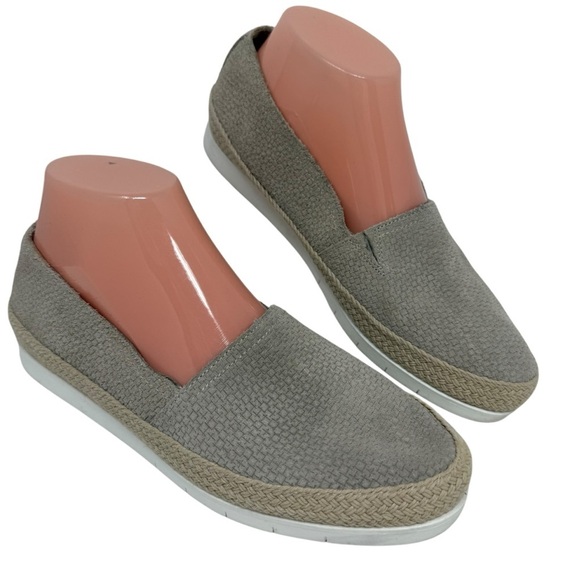Donald Pliner Women’s Tan Perci Suede Espadrille Flat Slip On Loafers Size 7.5M - Picture 1 of 15